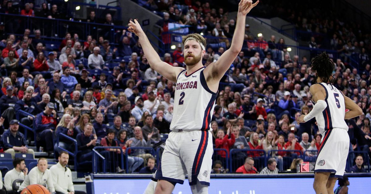 Timme scores 17 in potential home finale for No. 10 Gonzaga 25 Photo of Timme scores 17 in potential home finale for No. 10 Gonzaga