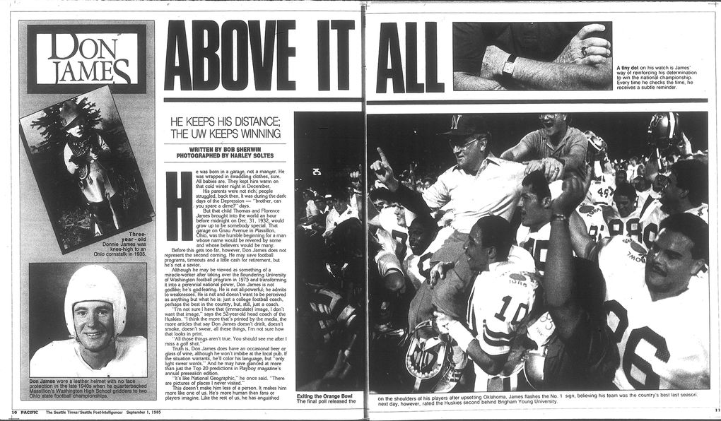 Inside the Sept. 1, 1985 issue of Pacific Northwest Magazine. (Seattle Times archives)