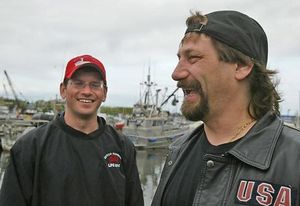 A skipper and the fisherman he rescued reminisce for Discovery series