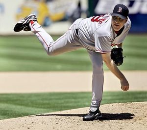 curt schilling pitching