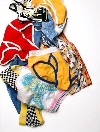 Silly skivvies Guys underwear lightens and brightens up The