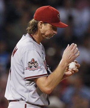 June 25, 2008: Tim Wakefield outduels Randy Johnson in battle of starters  over age 40 – Society for American Baseball Research