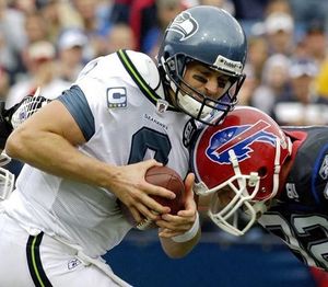 Seattle Seahawks running back Maurice Morris carries the ball