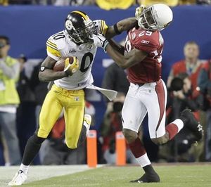 10 Years After Super Bowl XLIII TD Catch, Many Still Doubt Holmes