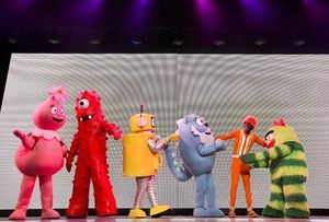 DJ Lance, Muno, Toodee, Foofa, Brobee, and Plex. They are his