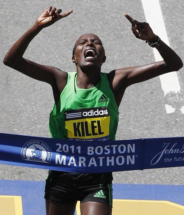 Kenyan Geoffrey Mutai sets Boston Marathon course record | The