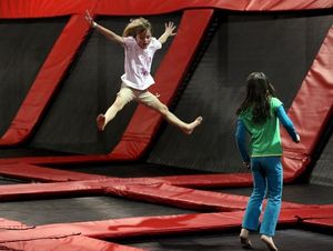 Children are at a high risk of injury when they jump on trampolines.