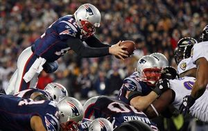 Patriots quarterback tom brady » » » » » endzone