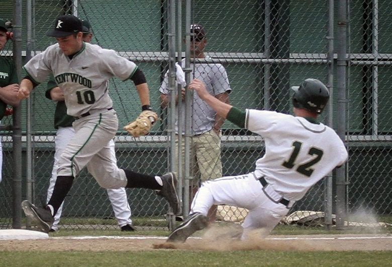 Reese McGuire, a senior-to-be at Kentwood, played baseball all