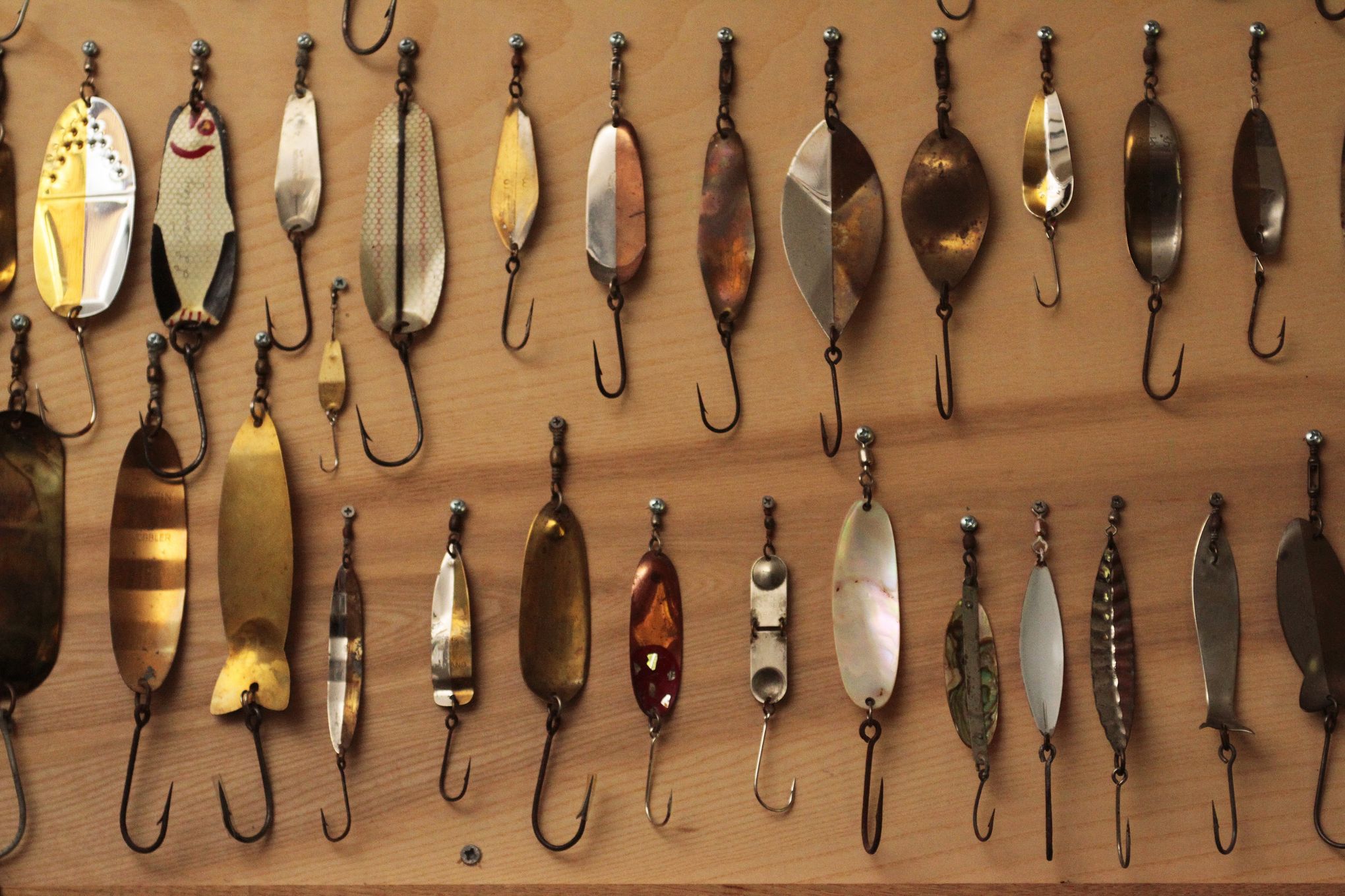 Wooden Vintage Topwater Salmon Vintage Fishing Lures