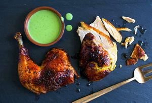 Recipe: Green Goddess Roasted Chicken | The Seattle Times Recipe: Green Goddess Roasted Chicken | The Seattle Times