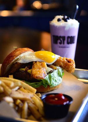 Tipsy Cow Burger Bar: Fun for carnivores and salad lovers, too | The  Seattle Times