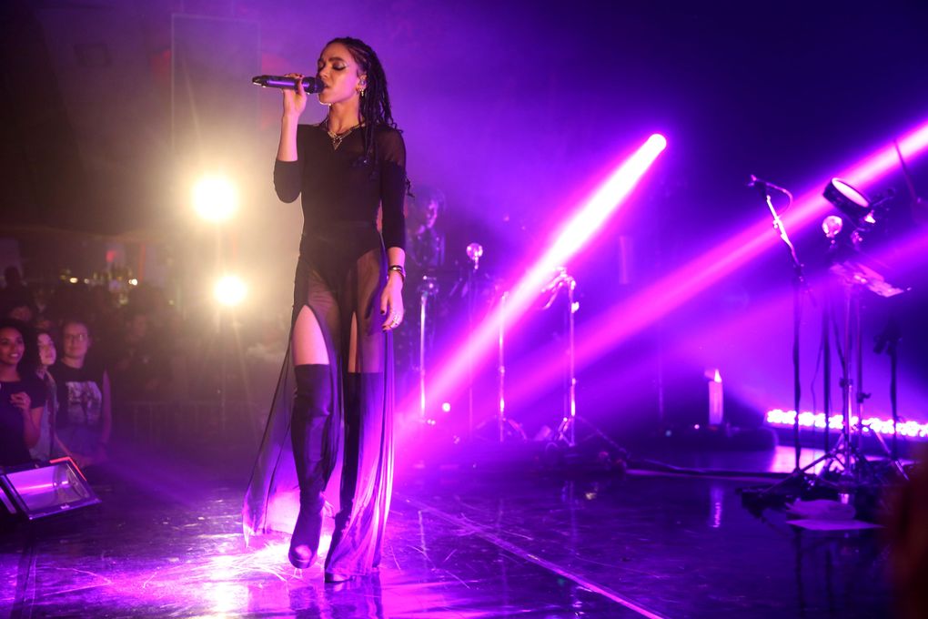 England’s FKA Twigs performs at The Showbox on Nov. 18, 2014.