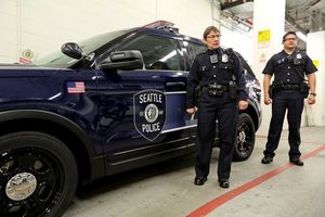 SPD unveils new navy-blue uniforms for officers | The Seattle Times