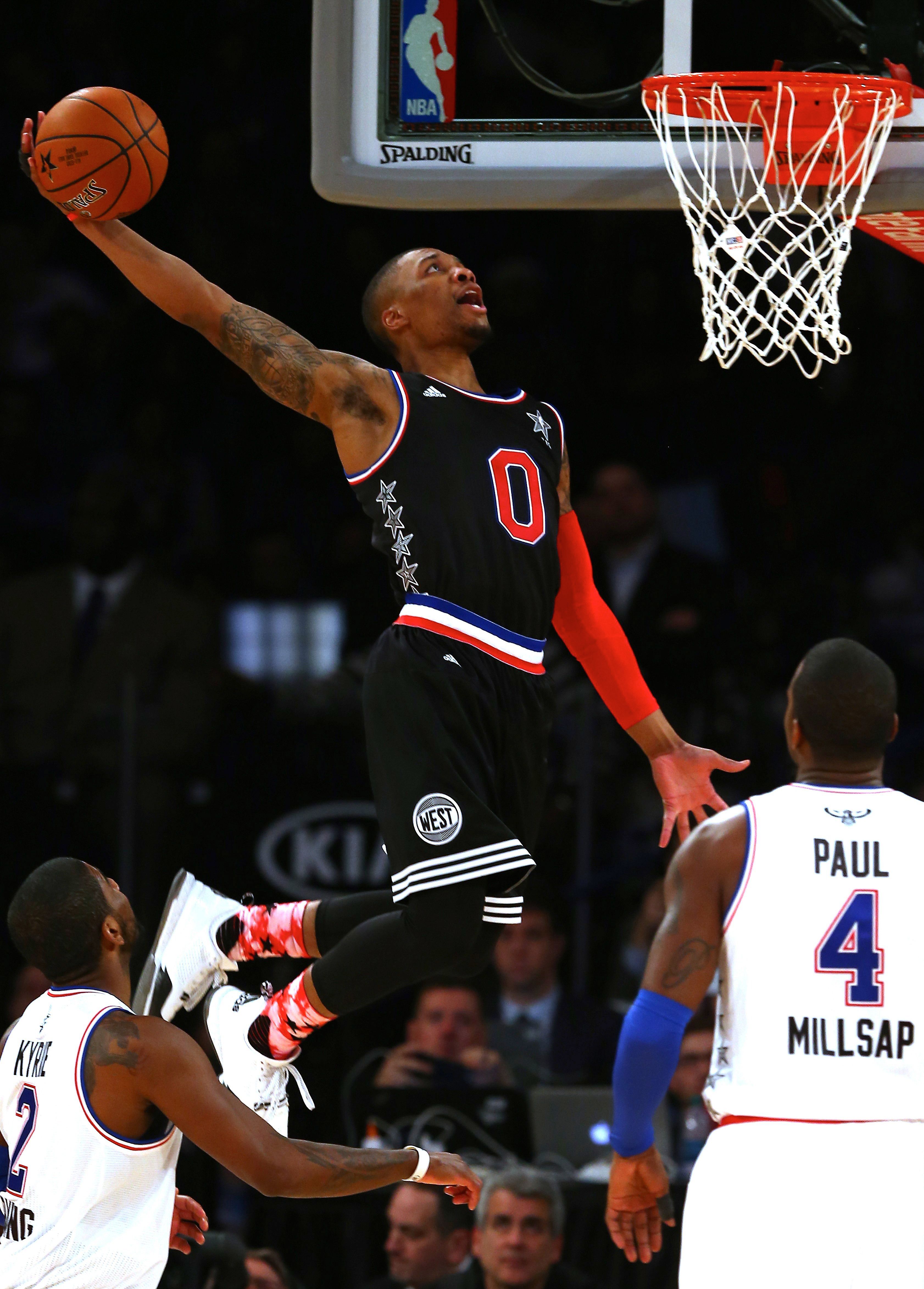 Russell Westbrook shoots West past East 163 158 in NBA All Star