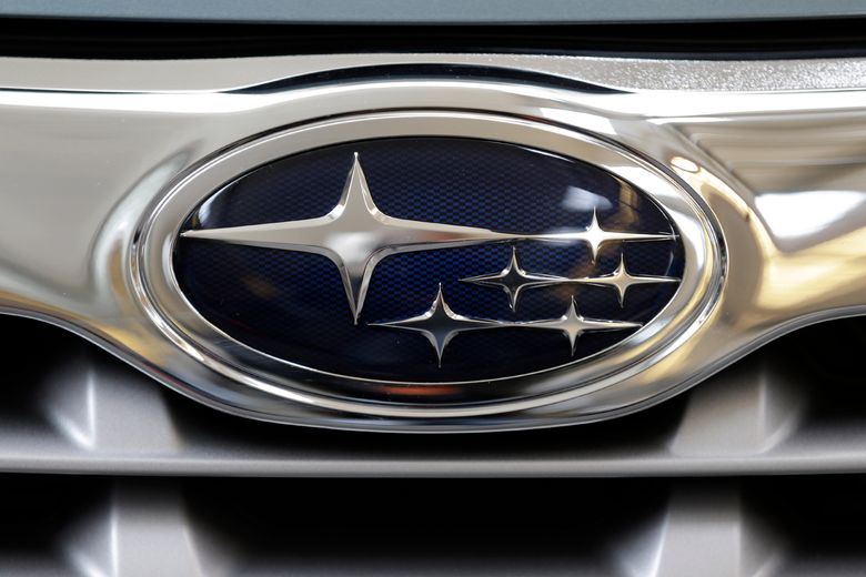 FILE – This Feb. 14, 2013 file photo shows a Subaru logo on the grill of a Subaru automobile at the Pittsburgh Auto Show in Pittsburgh. Subaru placed fifth on Consumer Reports magazine’s list of top auto brands, which was released Tuesday, Feb. 24, 2015. (AP Photo/Gene J. Puskar, File)