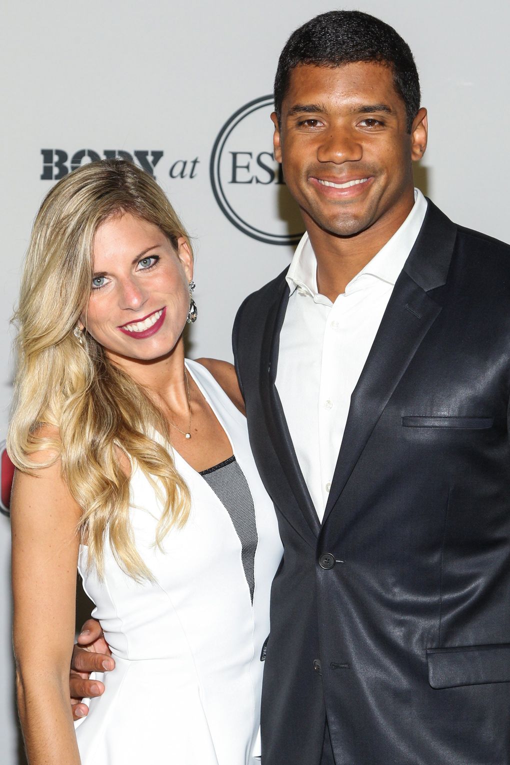Russell Wilson and wife Ashton Meem at the Body at the ESPYS Party in Los Angeles. (Photo by Paul A Herbert / AP)