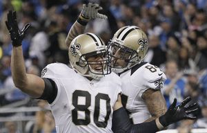 Seattle Seahawks tight end Jimmy Graham (88) brushes off a tackle by  Carolina Panthers outside linebacker A.J. Klein (56) at CenturyLink Field  in Seattle, Washington on December 4, 2016. Graham caught six