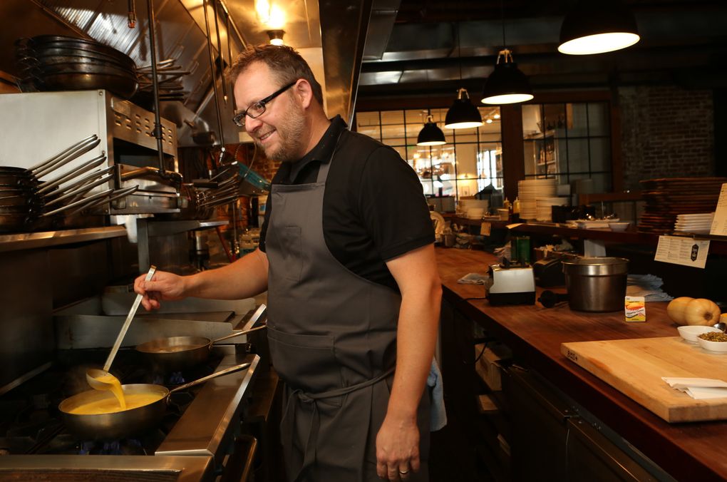 Ethan Stowell has likened the current coronavirus-crippled restaurant climate to how bad things were in the last recession. Except this is worse, he says. (Ken Lambert / The Seattle Times)
