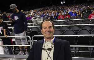 Seattle Times sports reporter Bud Withers, at the NCAA Regional in Houston, Texas.  Duke and Gonzaga play in NCAA South Regional final Sunday, March 29, 2015, in Houston, TX.