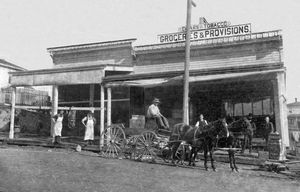 See a Seattle grocer during the Gold Rush and the Great Seattle Fire ...