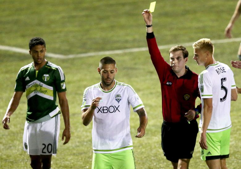 Clint Dempsey just got his face broken 