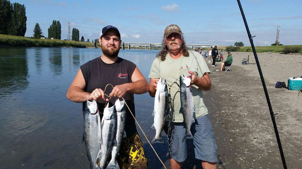 (Photo contributed by Times reader who recently found success for Skagit sockeye.)