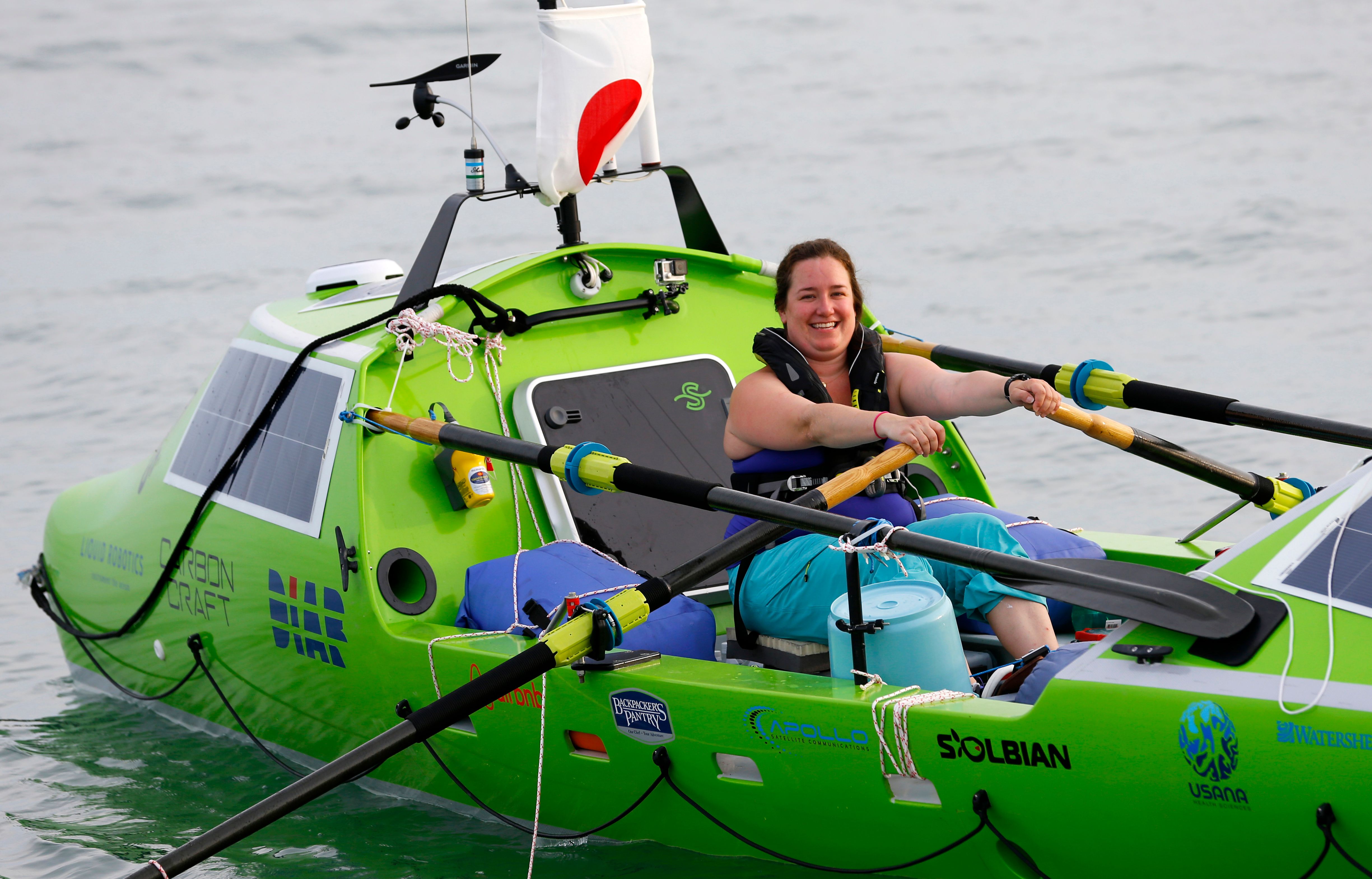 Woman sets out to row across the Pacific solo The Seattle Times