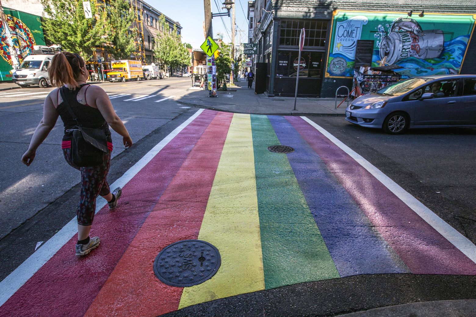 ЛГБТ улица в Сиэтле