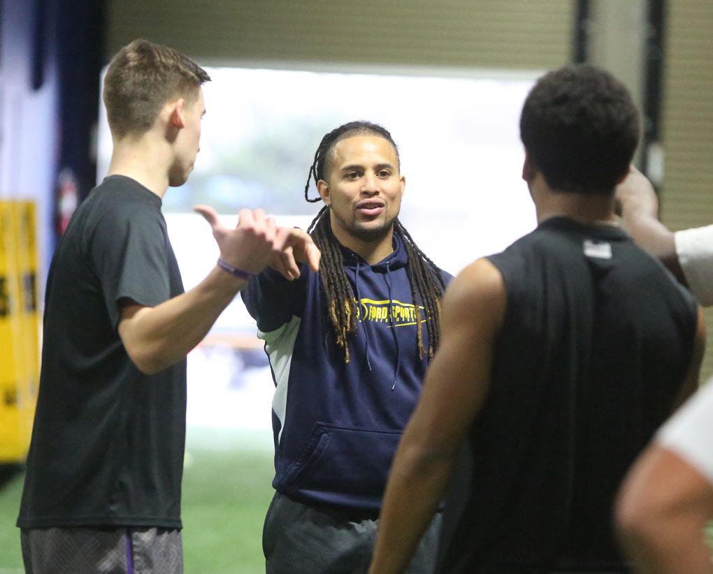 Tracy Ford, seen in January, has landed in the middle of the Bellevue School District’s investigation into illegal recruiting and out-of-season coaching. Ford, who runs a Bellevue sports training center, also has been accused of verbally abusing a student athlete. (Steve Ringman / The Seattle Times)