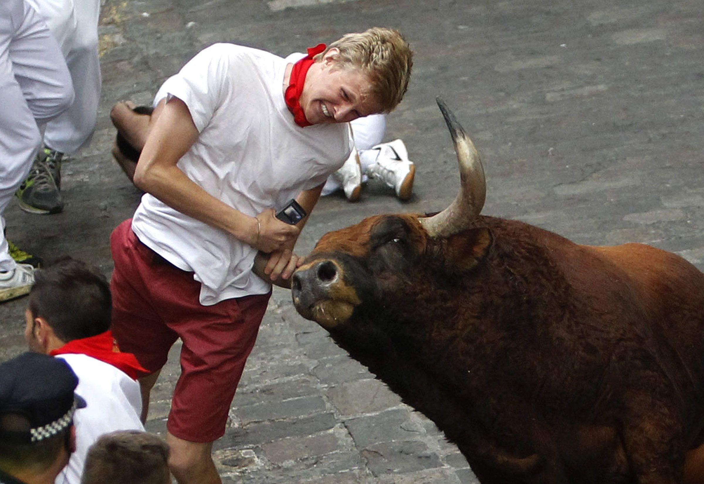 Photo gallery: 2 gored in Pamplona bull run | The Seattle Times