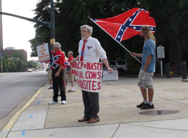 Rally held at South Carolina State House to protest Confederate flag