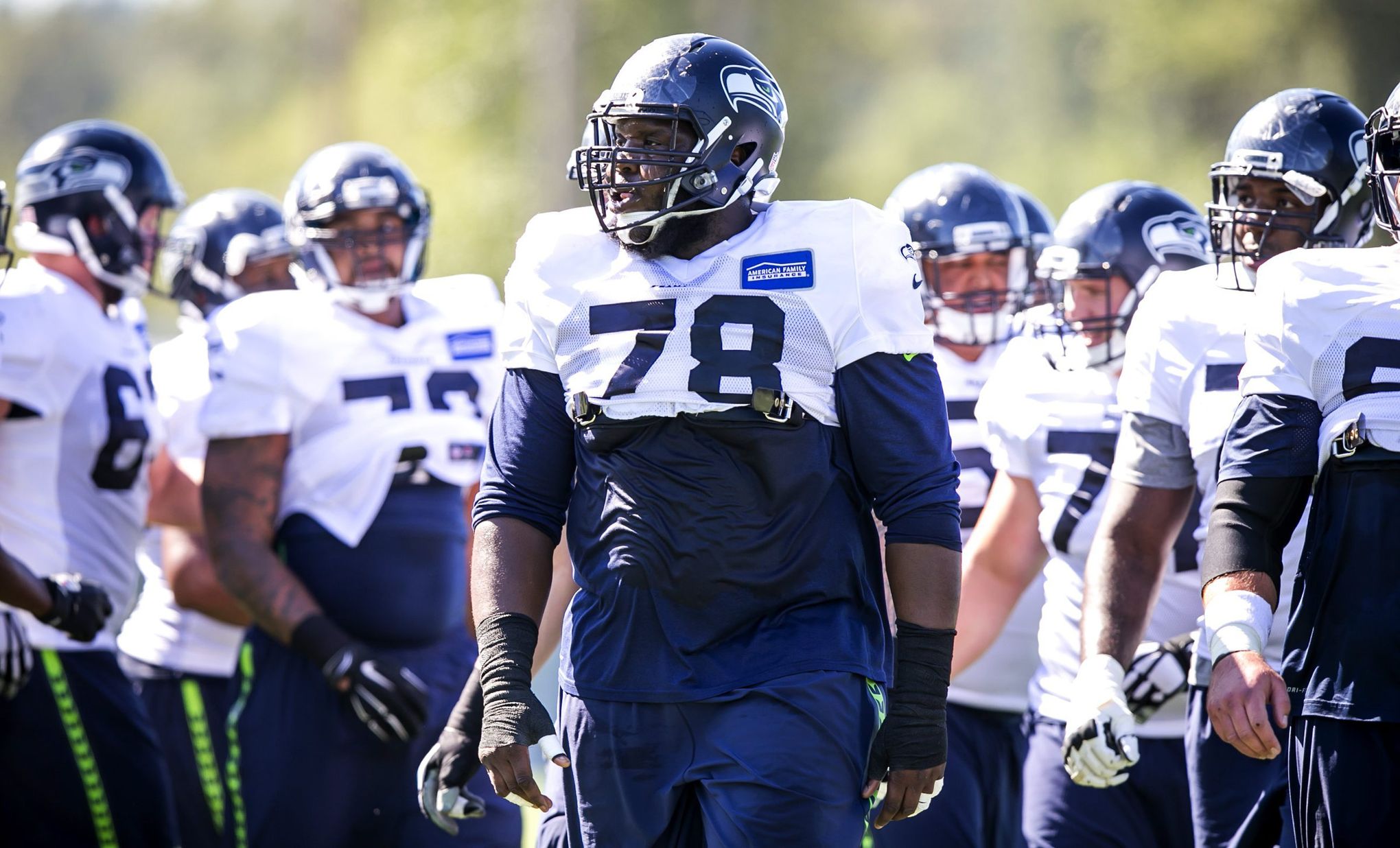 Seattle Seahawks - Alvin Bailey (G)  Seattle seahawks, Seahawks, Seattle