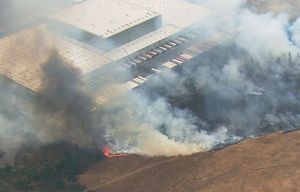 Brush fire threatened IKEA warehouse, other structures near Spanaway ...