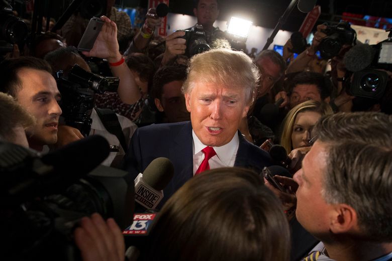 Trump says he can't recall using insults, then attacks Kelly | The Seattle Times