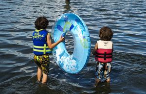 Last day of outdoor swimming for the season | The Seattle Times