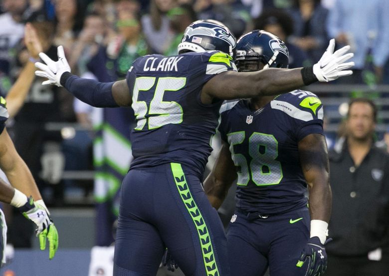 Rookie Frank Clark the defensive standout again for Seahawks