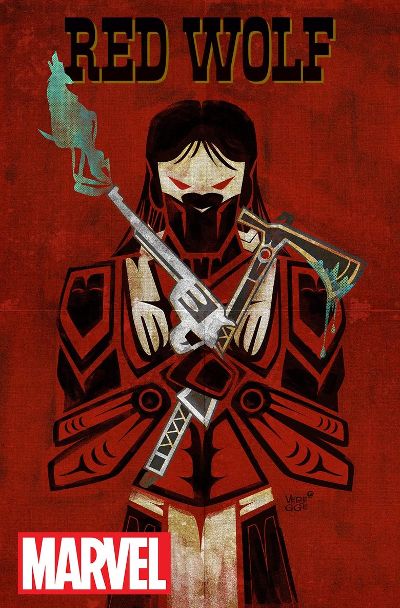Jeffrey Veregge’s Red Wolf comic.