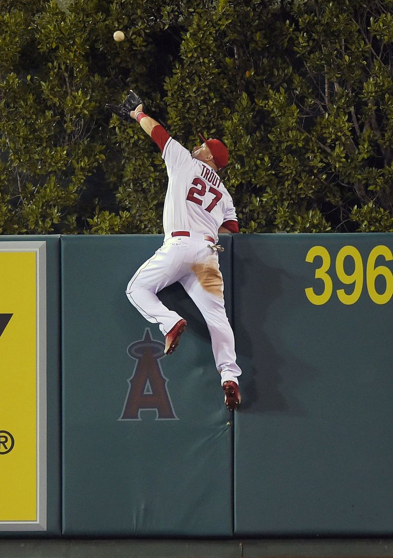 Watch: Angels' Mike Trout robs Mariners' Jesus Montero of 3-run home run  with spectacular catch