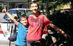 Sage Cook, 14, and Isaac Cook, 9. 
Courtesy David Cook