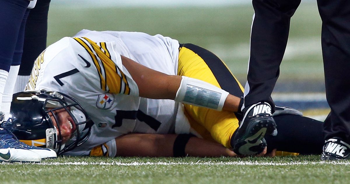 Pittsburgh QB Ben Roethlisberger injures left knee