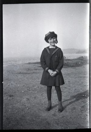Edith Macefield, in 1928, wearing a sailor suit she received as a Christmas gift. (Family photos courtesy  Barry Martin)