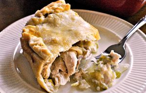 Chicken and Leek Pie. (Gretchen McKay/Pittsburgh Post-Gazette/TNS)