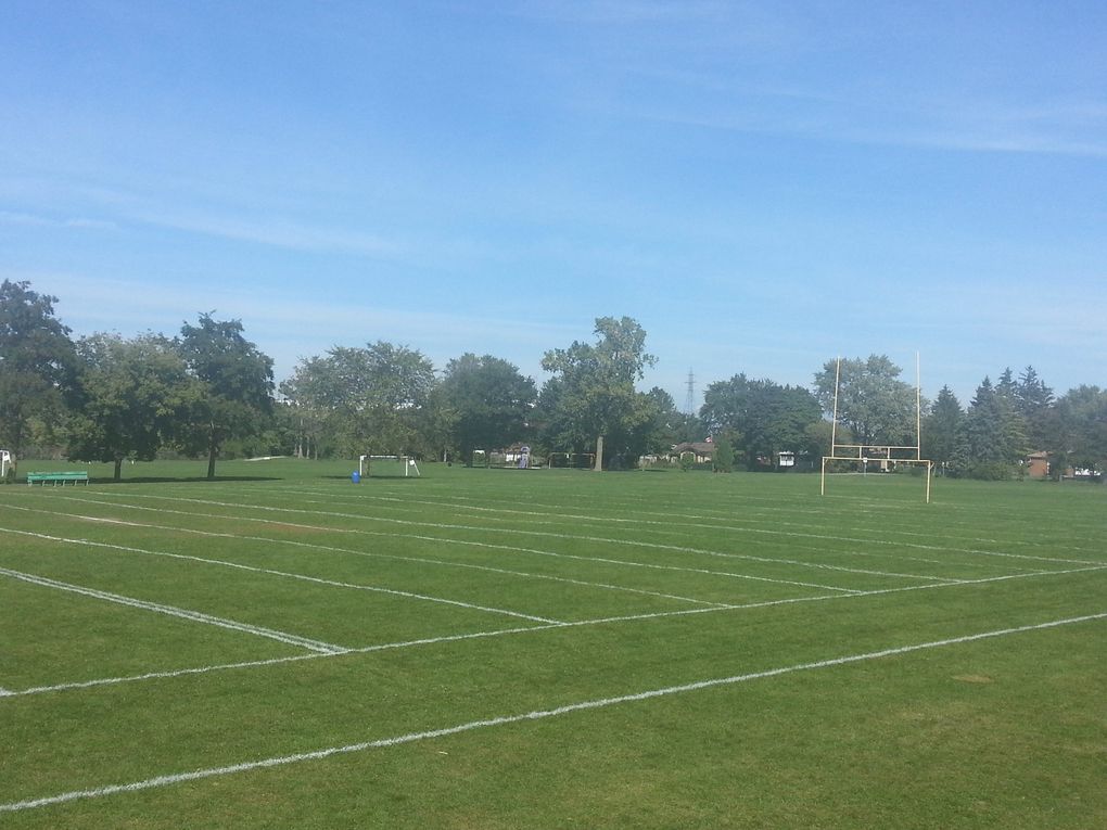The football fields at Fogolar Furlan in Onterio, Canada.This was the first field Luke Willson ever played on.