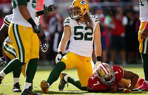 Clay Matthews of Green Bay Packers shouts 'You ain't Russell Wilson' at  Colin Kaepernick of San Francisco 49ers - ESPN