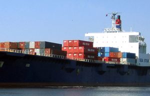 In this undated photo provided by TOTE Maritime shows the cargo ship, El Faro. The El Faro departed Jacksonville, Fla., on Sept. 29, 2015 when Joaquin was still a tropical storm. The ship had 33 crew members, and it was headed to Puerto Rico when it encountered heavy seas when Joaquin became a hurricane. The U.S. Coast Guard announced Monday, Oct. 5, 2015 that the El Faro has been lost. They are still searching for survivors. (TOTE Maritime via AP)