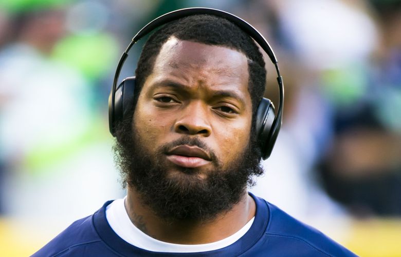 Seahawks defensive lineman Michael Bennett.
