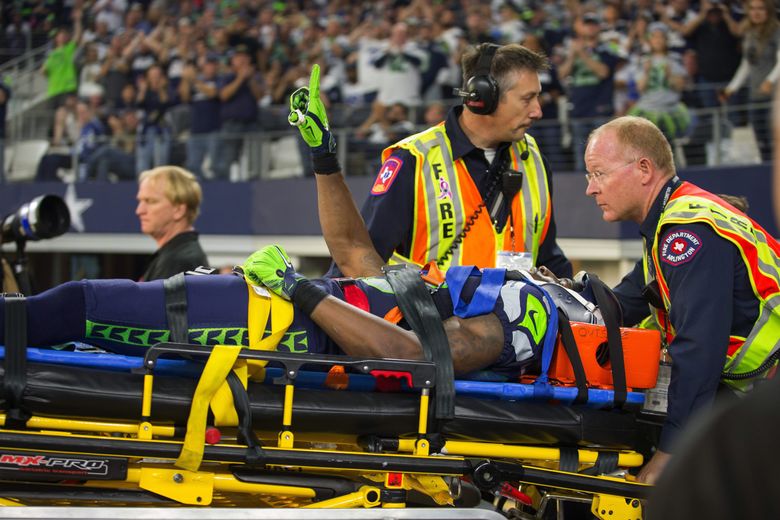 Seattle's Ricardo Lockette Gets Carted Off The Field Against Cowboys