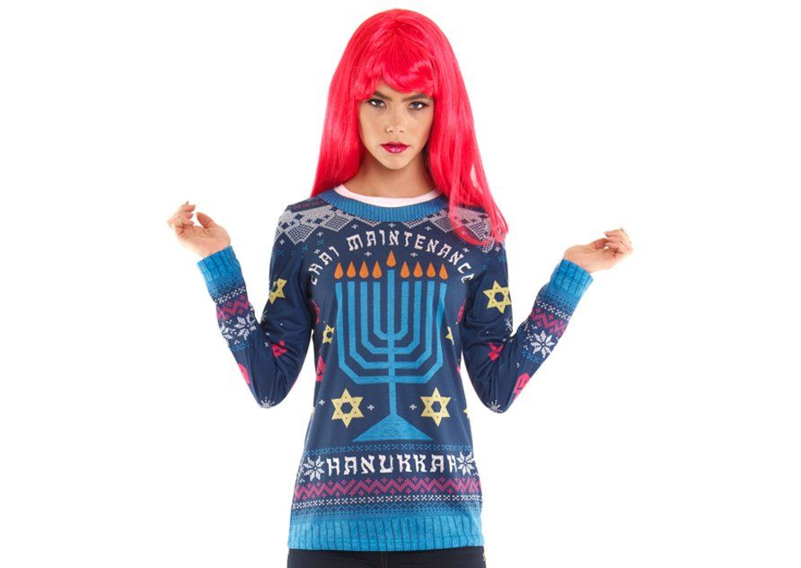 Womens hot sale hanukkah sweater