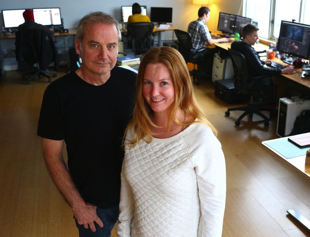 Video was done by Straightface Studios (with creative director Don Lange and senior producer Rebecca Kelly). (John Lok/The Seattle Times)
